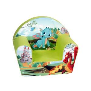 Green dragon kids armchair, kids chair, children's armchair, kids furniture, kids room decor - Furniture