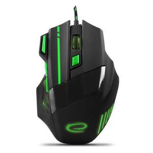 Mouse de gaming Esperanza MX201 Wolf USB, negru-verde - Esperanza Mouse