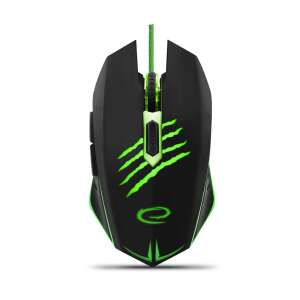 Esperanza Claw MX209 wired gaming mouse, black and green - Mouse