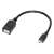 Black LogiLink USB OTG Cable for Android devices