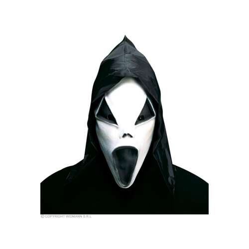 Szellem maszk csuklyával, Halloween jelmez kiegészítő