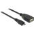 Delock 50cm USB OTG adapter kábel, micro-B - USB-A