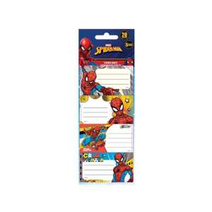 Spider-Man Heftetiketten - 20 Stk. Selbstklebend 77896309 - Schulanfang, Schulmaterialien