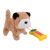 Walking dog toy with remote control, interactive plush puppy