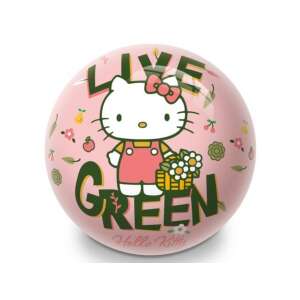 Hello Kitty Bio Ball 23cm, rosa Gummiball mit Hello Kitty Design, Live Green, Mondo Toys - Sport & Freizeit