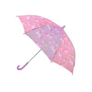 Różowy i fioletowy parasol z jednorożcami i tęczami, parasol dla dzieci, parasol dla dzieci - Parasol dziecięcy
