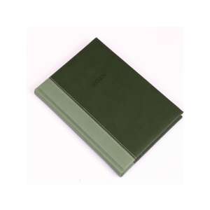 Realsystem 2024-es Linett 5321-37 A5 planificator zilnic, coperta verde-verde - Accesorii de birou