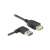 Delock EASY-USB kabel przedłużający USB 2.0 typu A męski do żeńskiego pod kątem 90 stopni, długość 1 metr, czarny