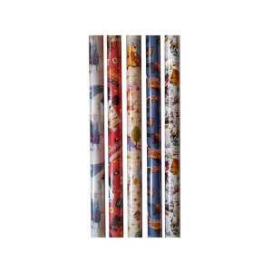 Sortiment von Disney Geschenkpapierrollen mit Mickey Mouse, Cars und anderen Charakteren - Kunst & Hobby