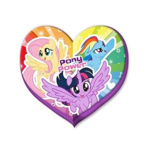 My Little Pony Herzförmiges Plüschkissen mit Twilight Sparkle, Pinkie Pie und Rainbow Dash - Dekorative Kissen