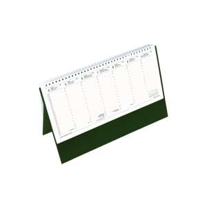 Kalendart 2024 Calendar de birou - Vertical - Verde 77902645 - Accesorii de birou