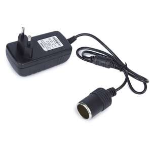 230V-12V Hálózati Adapter - Szivargyújtó Csatlakozó - 24W