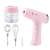 Multifunctional Electric Mixer Set with chopper and whisks, pink