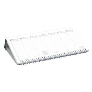 Kalendart 2024-es T050 grüner Tischkalender, Querformat, geöffnet - Schreibwaren & Schreibmaterial