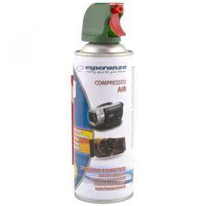 Esperanza Compressed Air can, 400ml, for cleaning electronics, computers, cameras, and other devices - Compressed air can