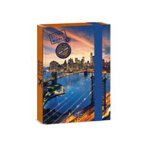 Ars Una Városok a Világban New York A5-ös füzetbox 4cm-es gerincvastagsággal - Füzetbox