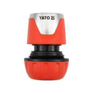 Conector rapid pentru furtun YATO 3/4 inch, roșu și argintiu, pentru furtun de grădină - Accesorii irigare