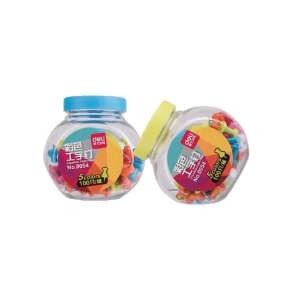 Deli Vivid 23mm 100 darabos színes térképtű műanyag dobozban - Térképtű