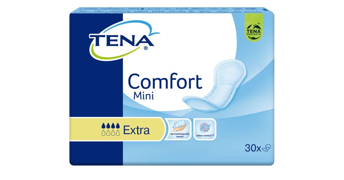Tena Comfort Mini Extra Incontinence Pads 30pcs 