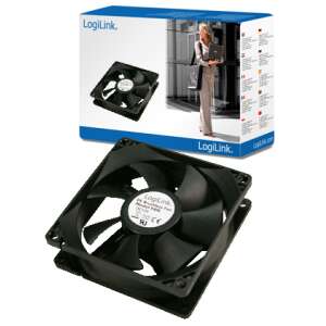 LogiLink 120x120mm fekete PC ventilátor - Logilink