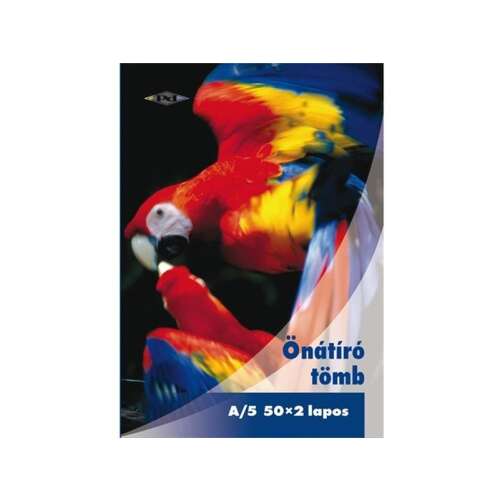 PD A5 2x50 Blatt Selbstkopierblock mit kariertem Muster