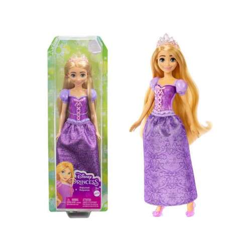 Disney Hercegnők: Csillogó Aranyhaj hercegnő baba - Mattel