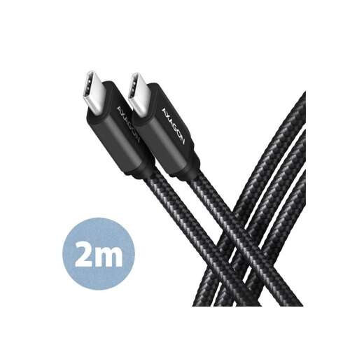 Axagon USB-C Kábel - 2m - Gyors Töltés