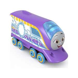 Fisher-Price Thomas & Friends Kana Farbwechsler Zug, lila Zug mit Gesicht, Metallmotor, ab 3 Jahren - Mattel