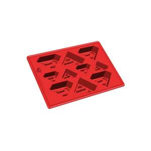 Superman Silikonform für Eiswürfel oder Schokolade - Koch- & Backgeschirr