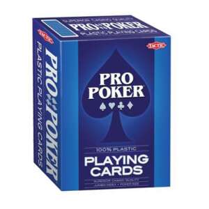 Pro Poker 100% műanyag kártyák, kiváló kaszinó minőség, Jumbo index, póker méret - Játék