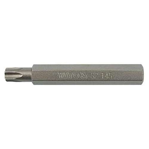 YATO T45 Torx csavarhúzó bit, S2 acél, 75 mm hosszúság - Bitfej