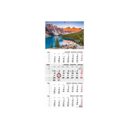 Kalendart 2024 Calendar Peisaj Montan - Prezentare Generală la 4 Luni 77922700