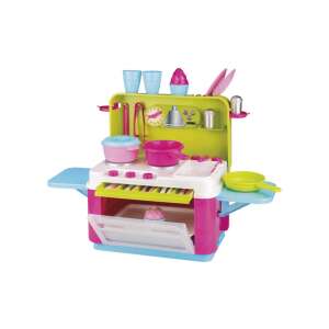 Magic Susy Play Kitchen with Accessories, pretend play kitchen set for kids, toy kitchen with pots, pans, utensils, and more - Toy kitchen tool