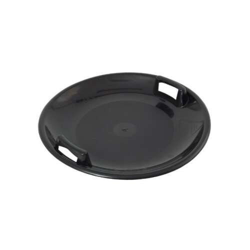 Sanki Hamax UFO z czarnego tworzywa sztucznego, o średnicy 64 cm, z dwoma uchwytami