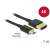 Delock High Speed HDMI Cable with Ethernet - HDMI-A Plug > HDMI Micro-D Plug, 4K, 3D, 1m, Black