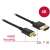 Delock Nagysebességű HDMI-kábel Ethernettel - HDMI-A-csatlakozódugó > HDMI Micro-D-csatlakozódugó, 4K, 3D, 1m, Fekete