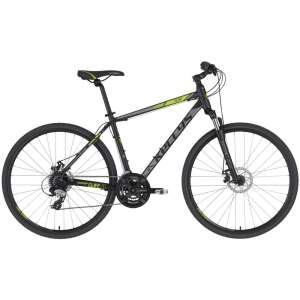Férfi cross kerékpár KELLYS CLIFF 70 28" - modell 2022 fekete zöld L (21", 175-190 cm) 77950497 Férfi kerékpárok - Tárcsafék