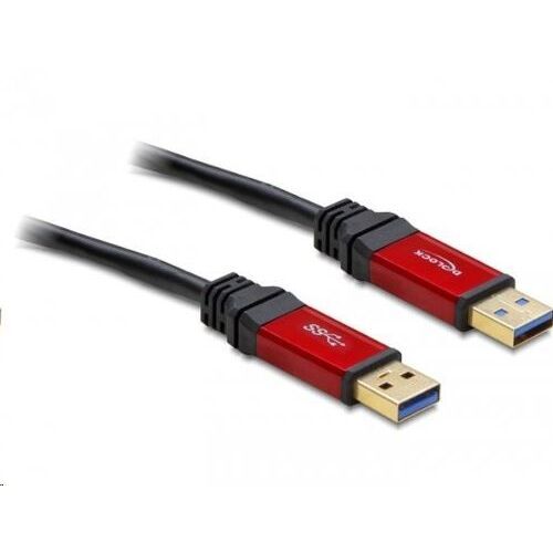 Delock kábel USB 3.0-A apa / apa 1 méteres Prémium 169154557 - USB kábel