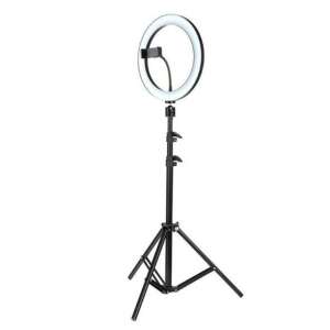 RING 12 gyűrűs lámpa telefon tartóval és állvánnyal - LED körfény & körlámpa