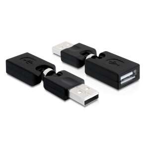 Delock forgatható adapter USB 2.0-A apa &gt; anya 32532423 