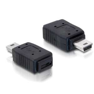 Delock USB mini male to USB micro-A+B female adapter - USB Adapter