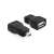 Delock Adapter USB 2.0 A do mini USB, czarny, 2 sztuki