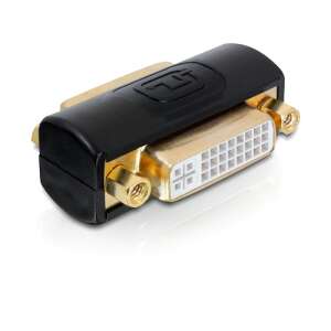 Delock DVI adapter, 24+5 pin female to female, gold-plated connectors - Adapter