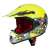 W-TEC V310 Gyermek Motocross Sisak, Sárga koponya mintával