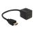 Adapter HDMI High Speed Ethernet 1x męski &gt; 2x żeński 32533123