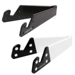 LogiLink Foldable Stand for Smartphone and Tablet, Black and White - Logilink