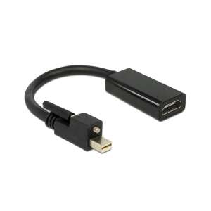 Delock Mini DisplayPort - HDMI adapter, 4K, aktív, fekete - DisplayPort átalakító
