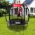 Gyermek ugrál az inSPORTline Flea PRO 183 cm trambulinon a kertben