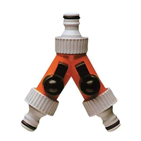 Siroflex Y Elágazó 3 Kuplungcsatlakozó - 2 Elzáróval