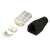LogiLink RJ45 csatlakozó, árnyékolt Cat6, fekete, 100 db
